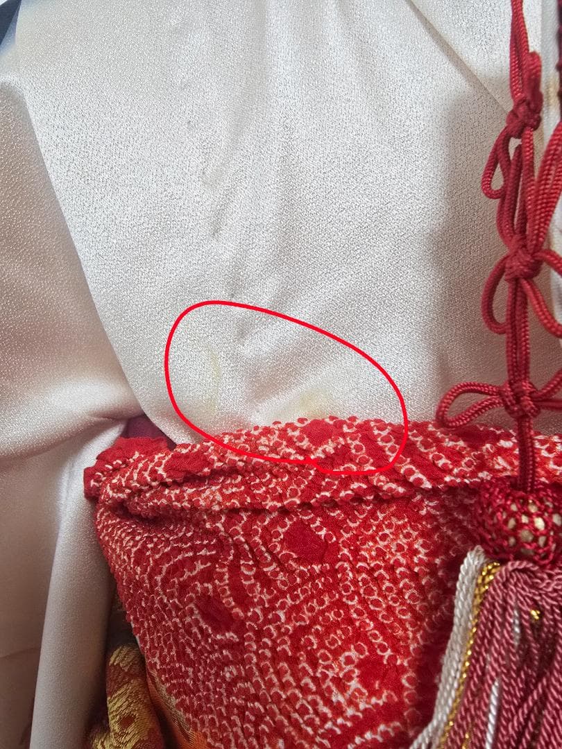 七五三　7歳　正絹　着物　セット　女の子 *c82