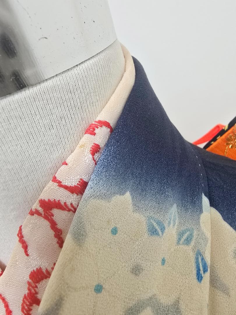 七五三　7歳　正絹　着物　セット　女の子 *c82