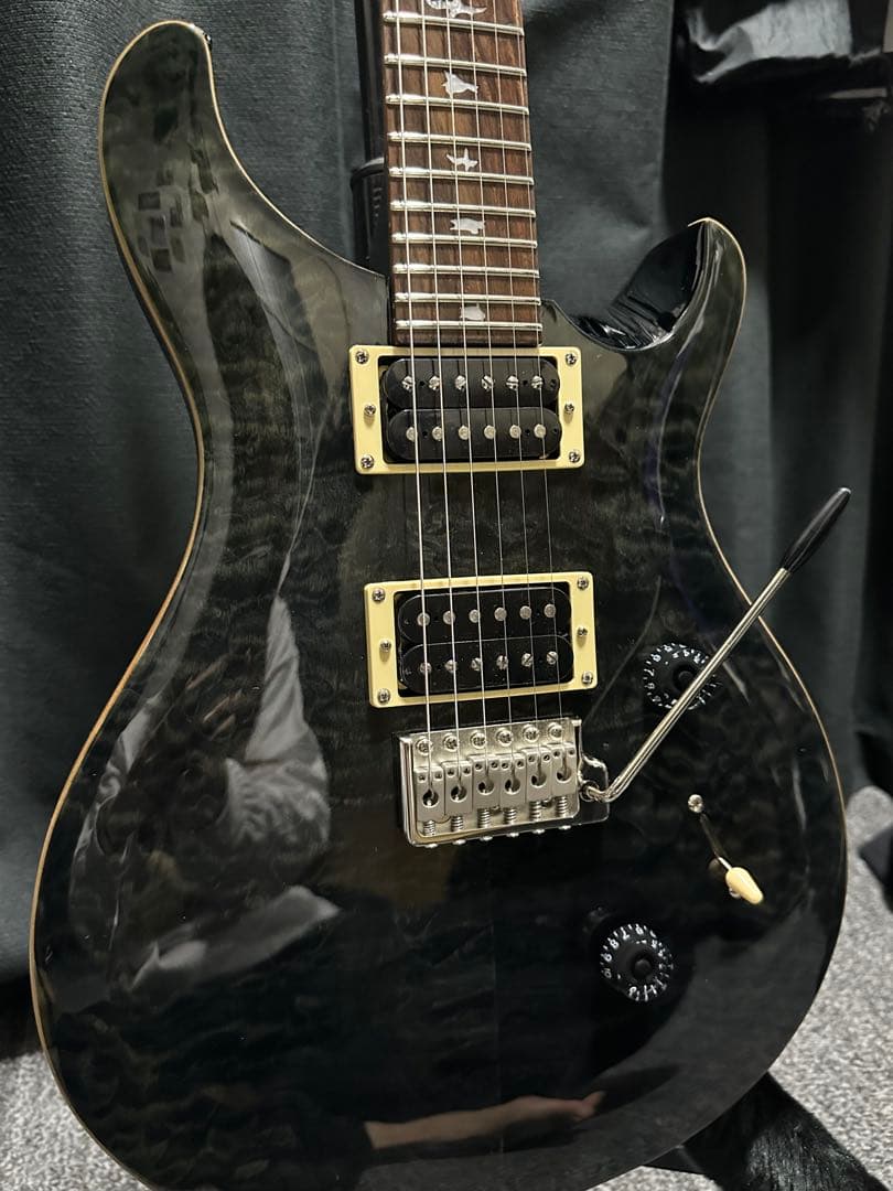 ギター PRS SE Custom24 Quilt Gray Black