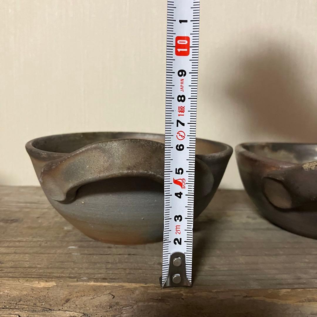 備前焼　スープマグ　マグカップ　2点セット