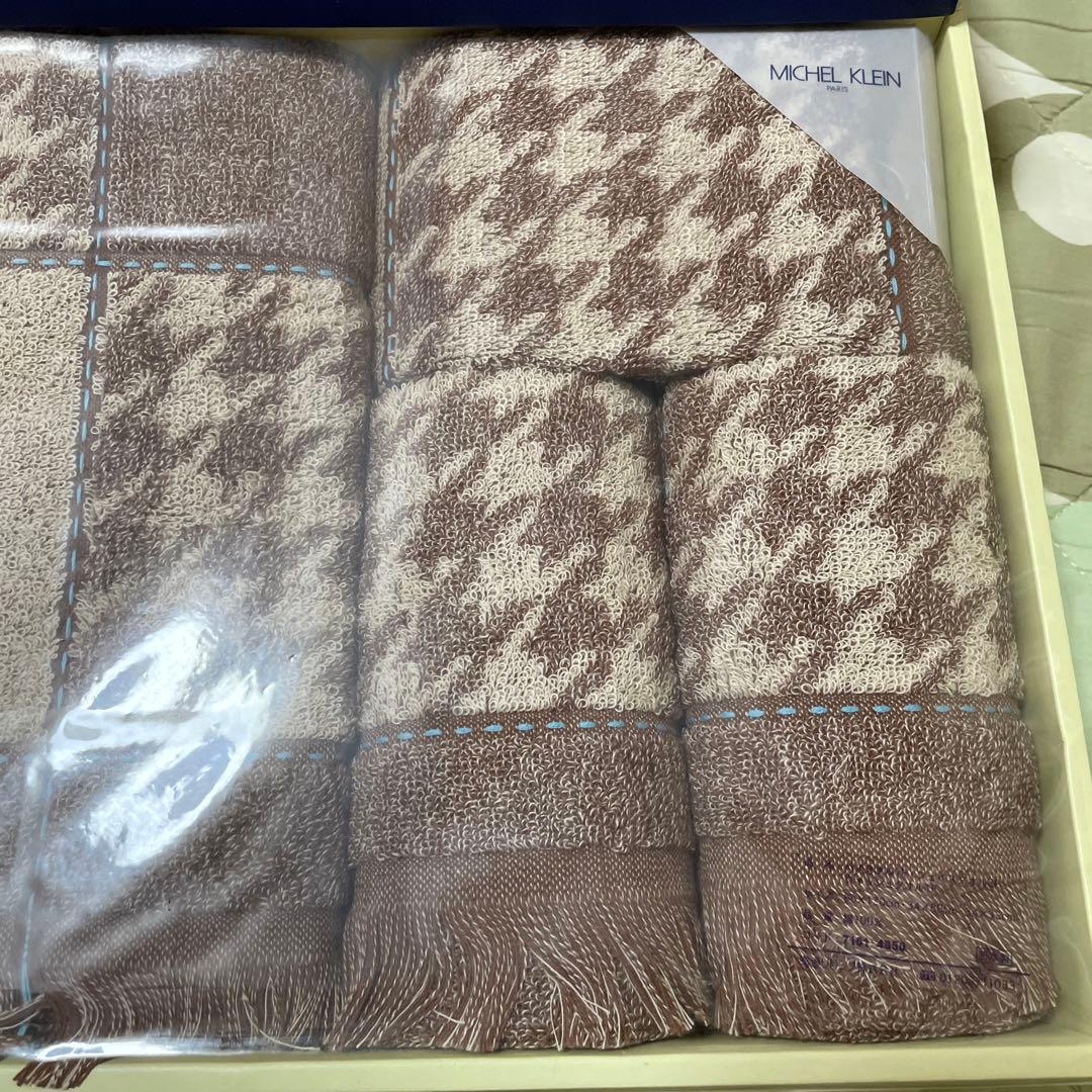 MICHEL  バスタオル フェイスタオル ウォッシュタオル セット