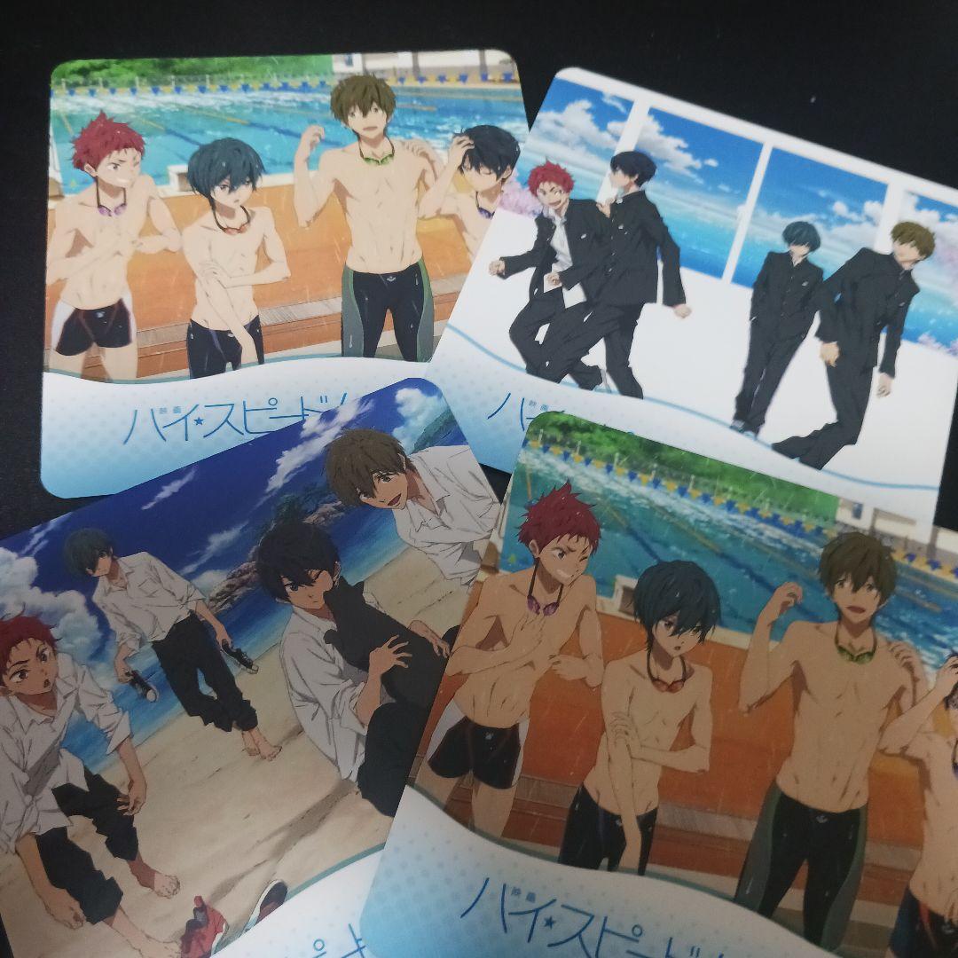 【最安値】Free!　両面コースター　郁弥　遙　真琴 旭