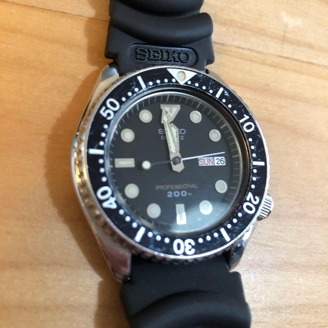 '80s日本製 SEIKO ダイバーズ腕時計 200m防水