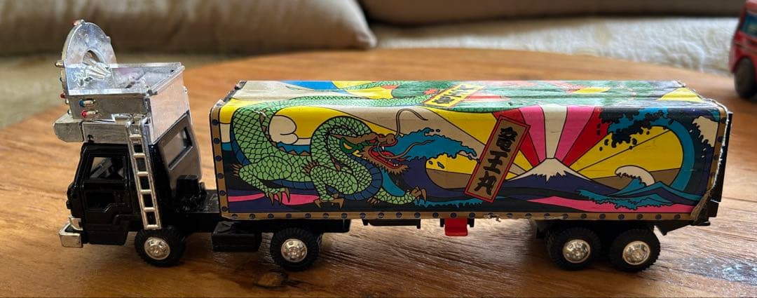 ヨネザワ ダイヤペット デコトラ 155 いすゞ ロングトレーラー　竜王丸