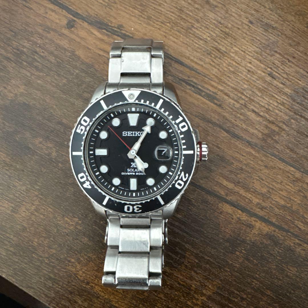 SEIKO ソーラー 腕時計 ダイバーズ 200m SBDJ017