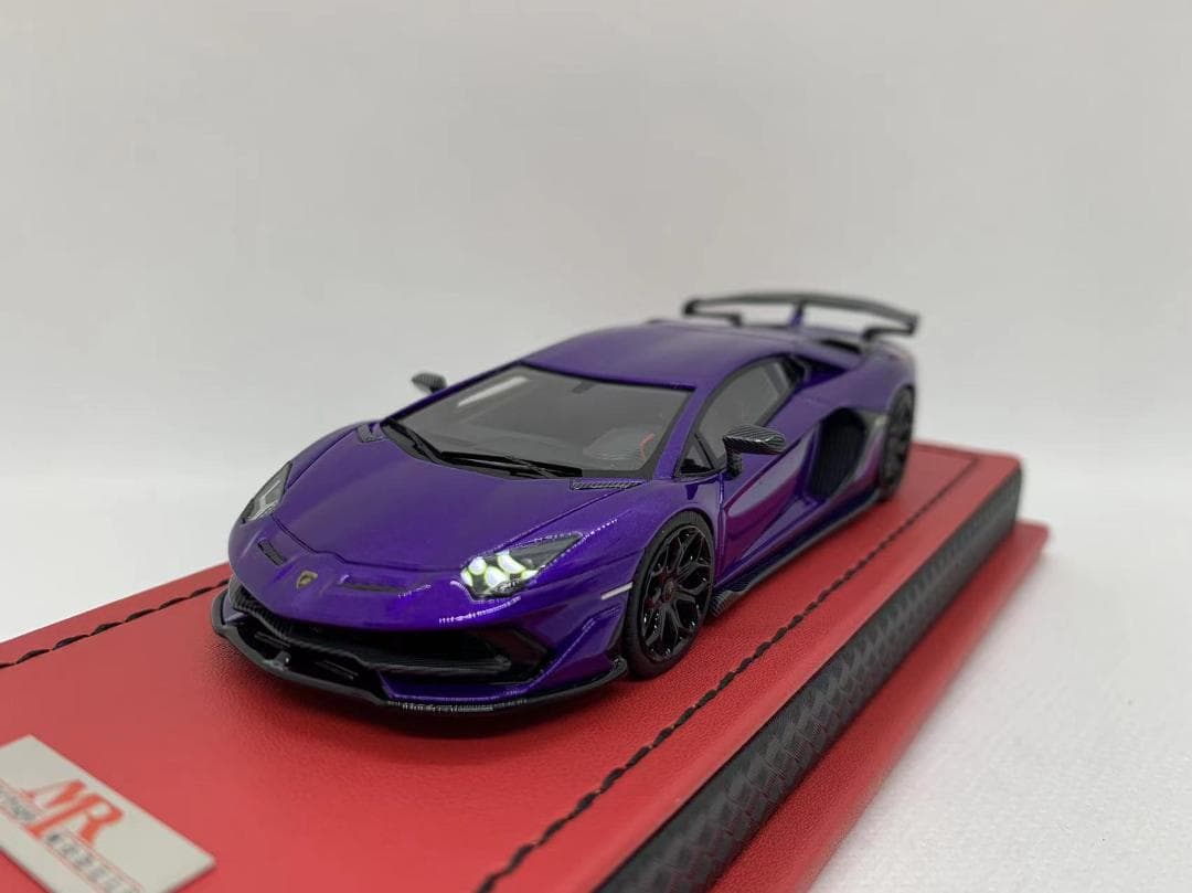 MR 1/43ランボルギーニ Aventador SVJ 紫