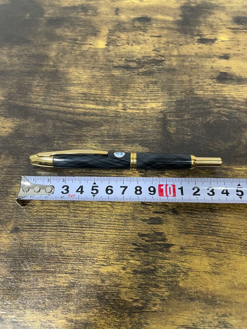 未使用　タグ付　ブラック　マーブル　18k F キャップレス　万年筆　パイロット