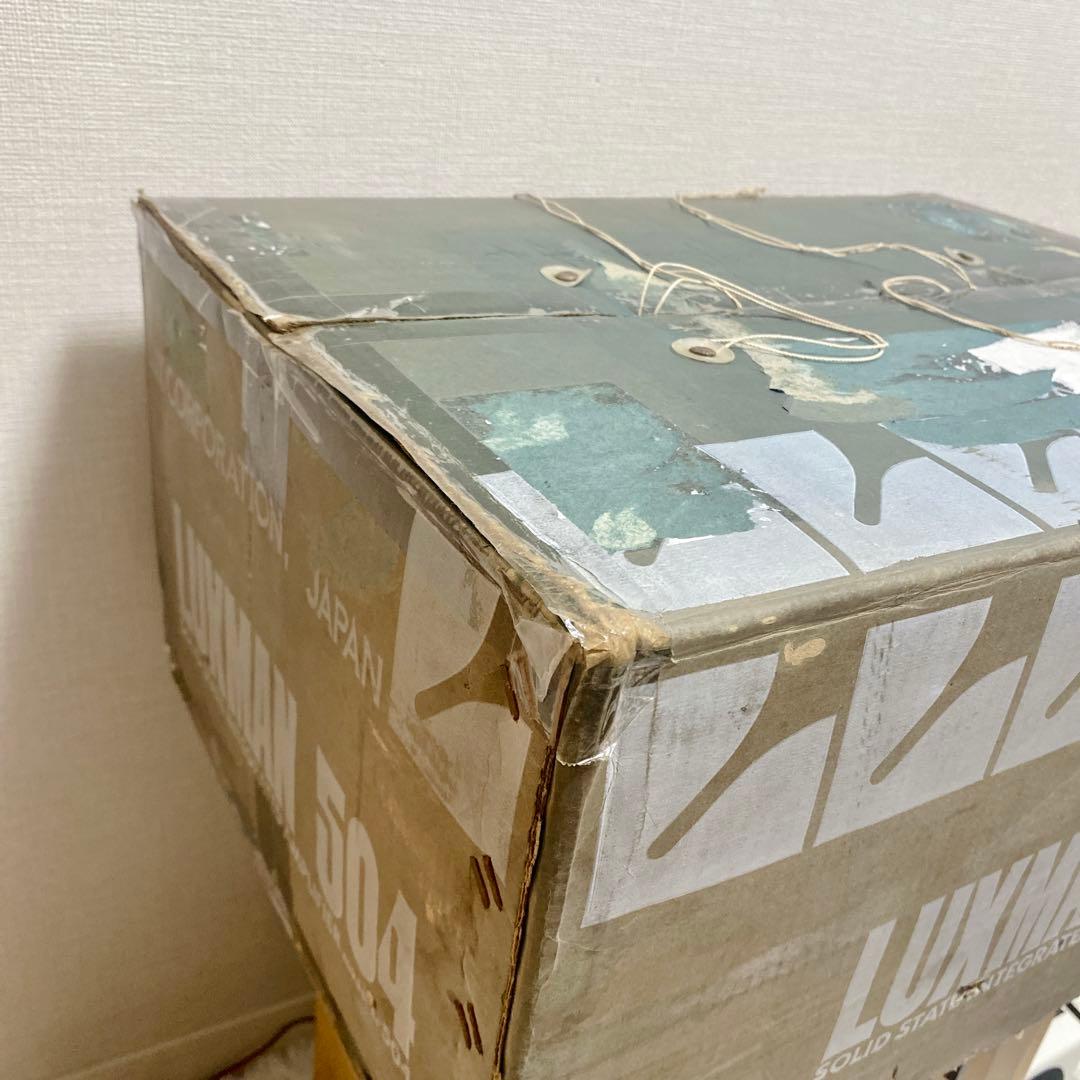 LUXMAN L‑504 プリメインアンプ 元箱付き 名機 ビンテージ