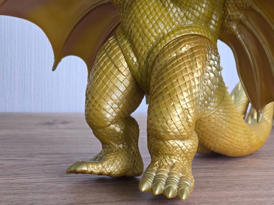 箱付き★キングギドラ ソフビ フィギュア 約460ミリ