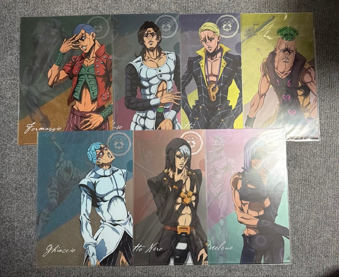 暗殺者チーム クリアファイル 7点セット 新品未開封