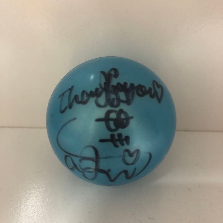 三阪咲　直筆サインボール　初ワンマンライブ