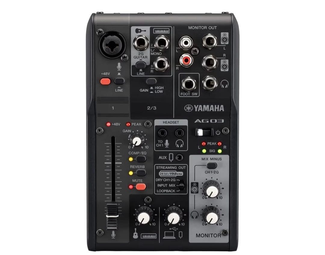 【ほぼ未使用品】ヤマハ AG03MK2 ブラック