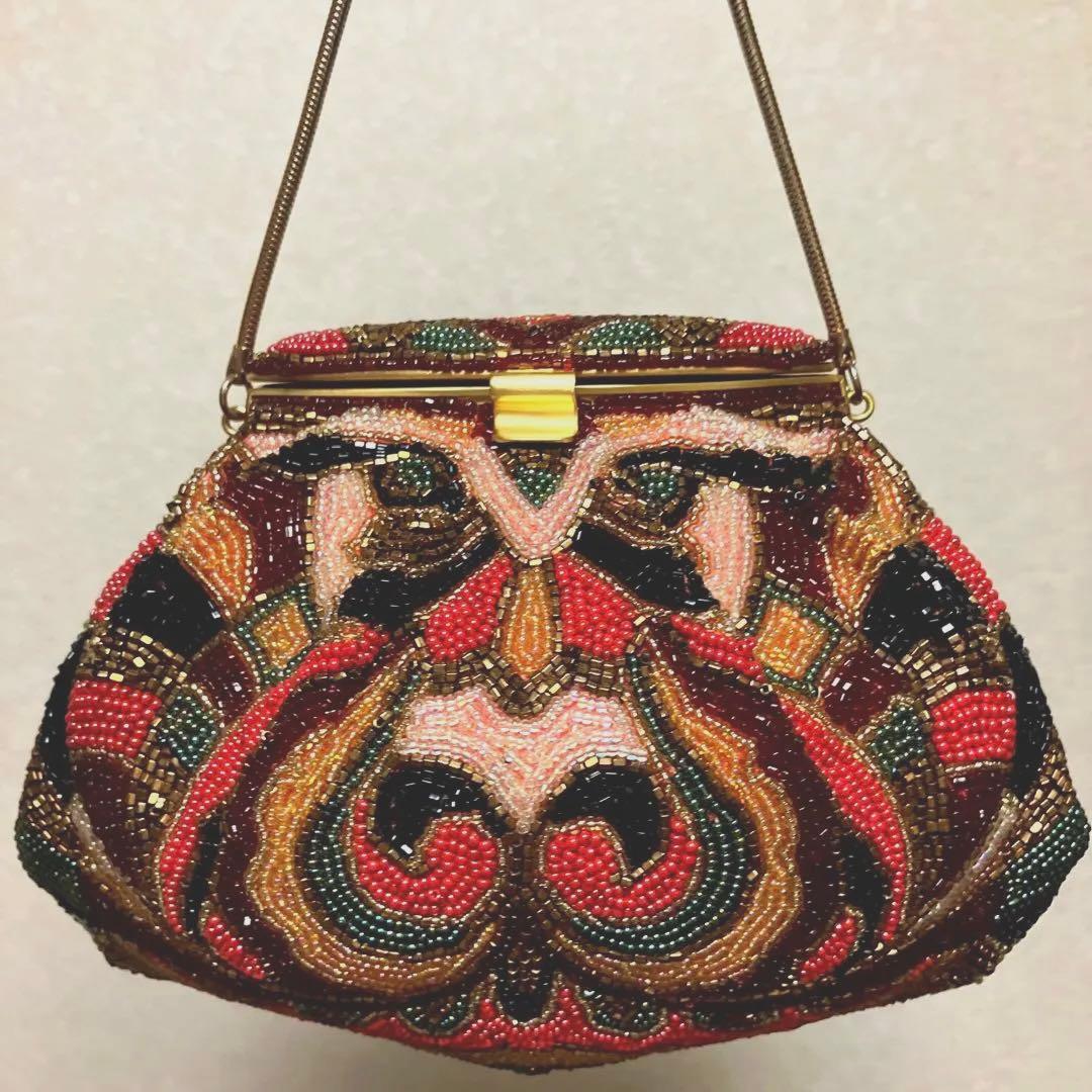 ｛皇室御用達ルミーはしもと｝ 高級ビーズバッグ