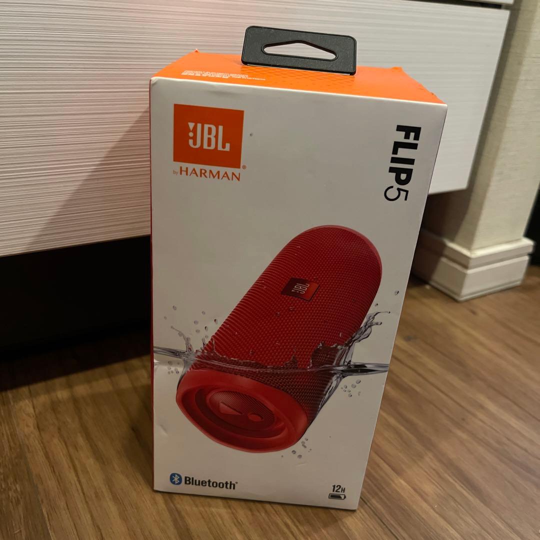 JBL FLIP5 レッド ワイヤレススピーカー