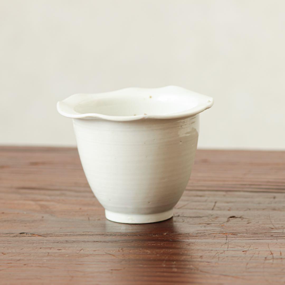 伊万里　古伊万里　江戸　中期　白磁　輪花　向付