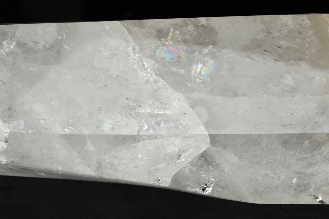 超特大95㎝ 虹入水晶ポイント 天然水晶 原石 天然石 六角水晶 パワーストーン