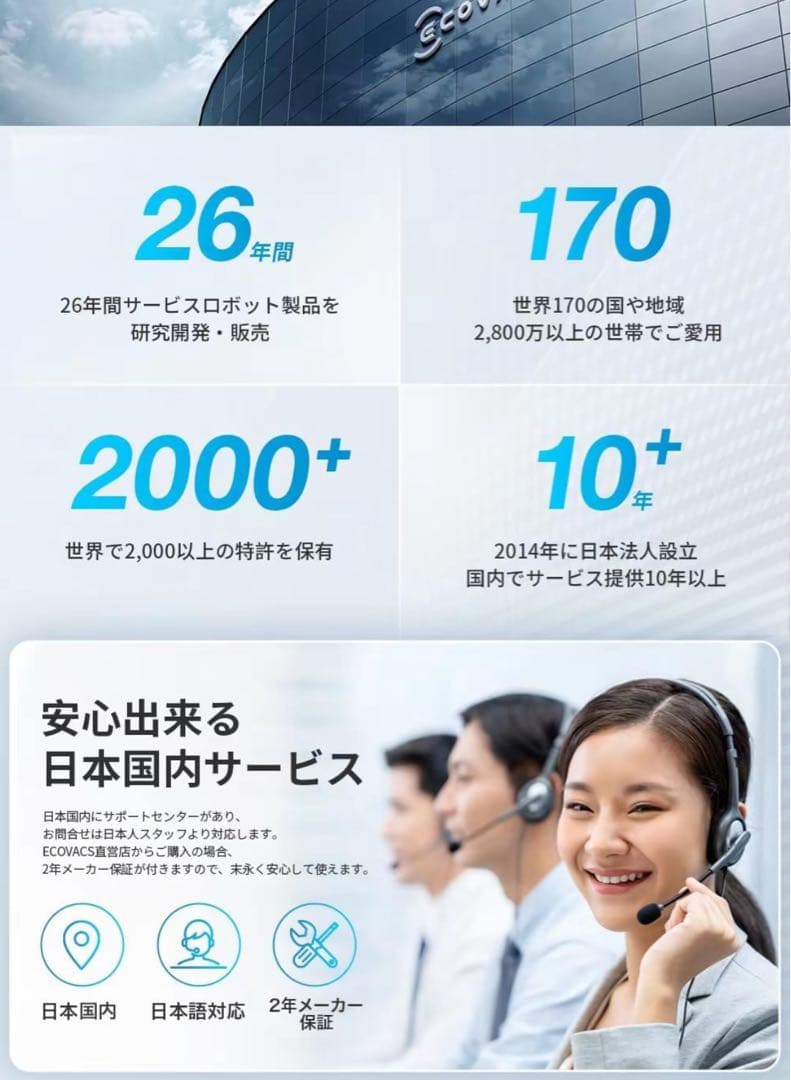 新品 ロボット掃除機 モップ自動洗浄 ECOVACS DEEBOT