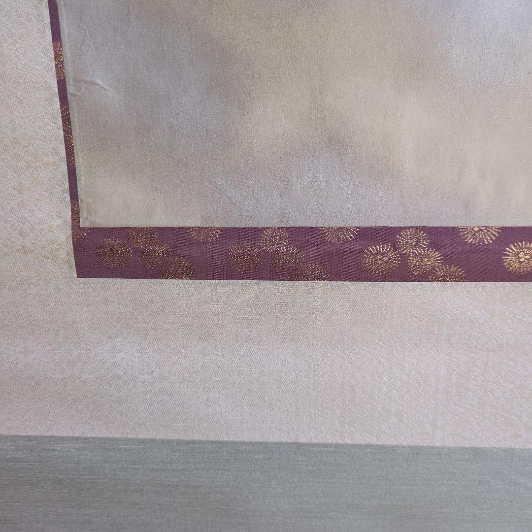 掛軸 ひなまつり 雛人形 お雛様 美品 親王 金彩 木箱 壁飾り