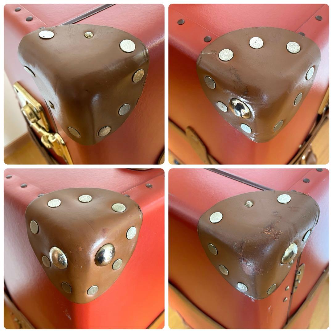 グローブトロッター 英国製 赤 大型 ヴィンテージ キャリーケース