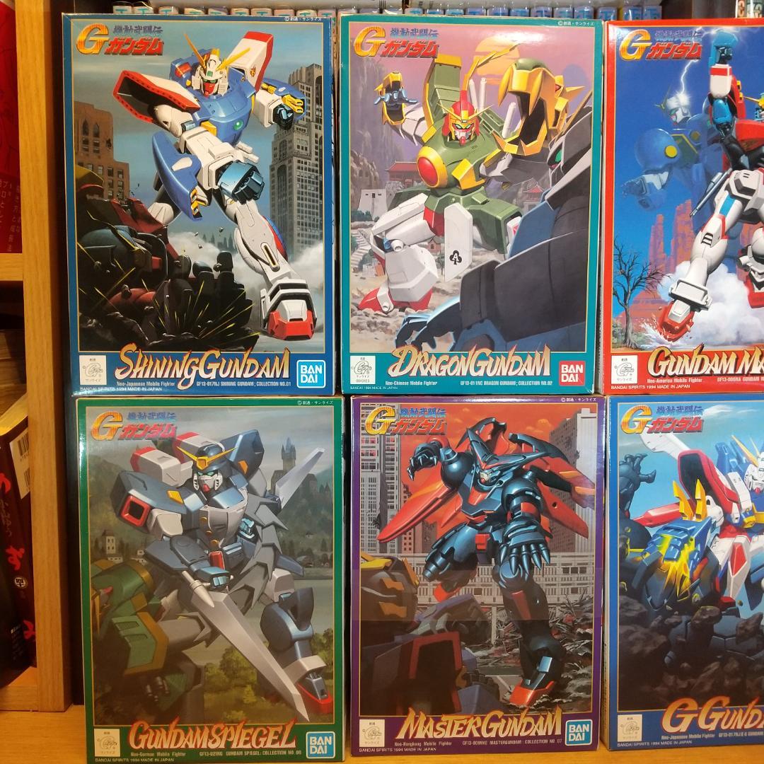 Gガンダム　旧キット　144/1 シリーズ　コンプセット　箱付き