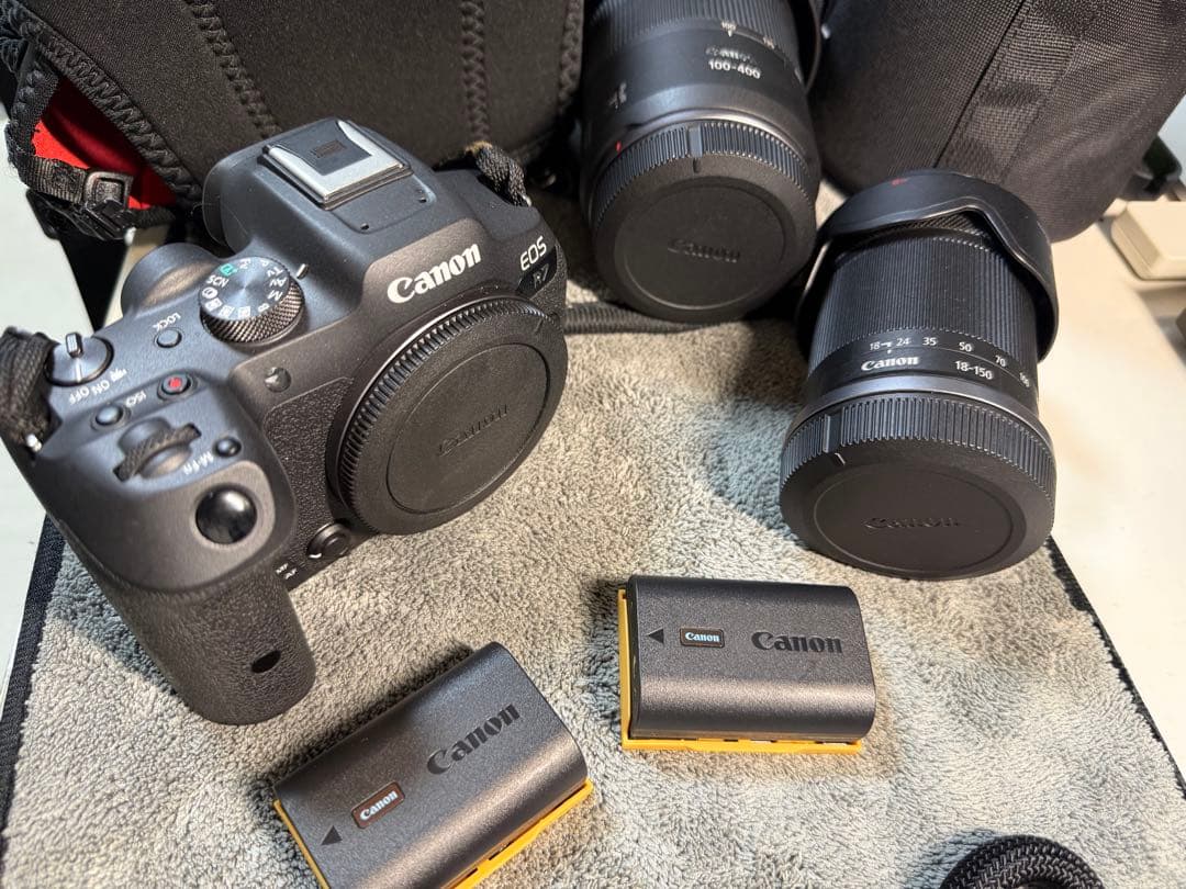 Canon EOS R7 一式 バッテリー2個 レンズ2本