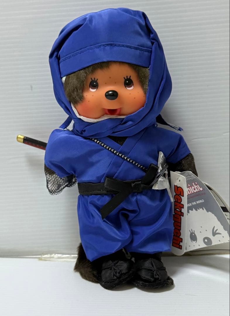 モンチッチぬいぐるみ　忍者　モンチッチくん　未使用品