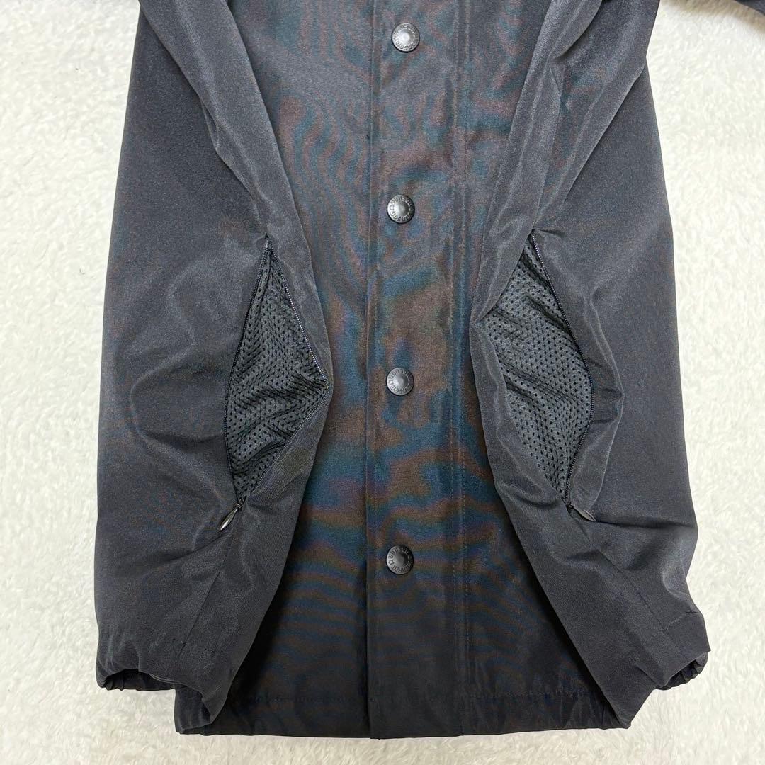 VANSON × AMERICAN BASS ナイロン コーチジャケット 黒