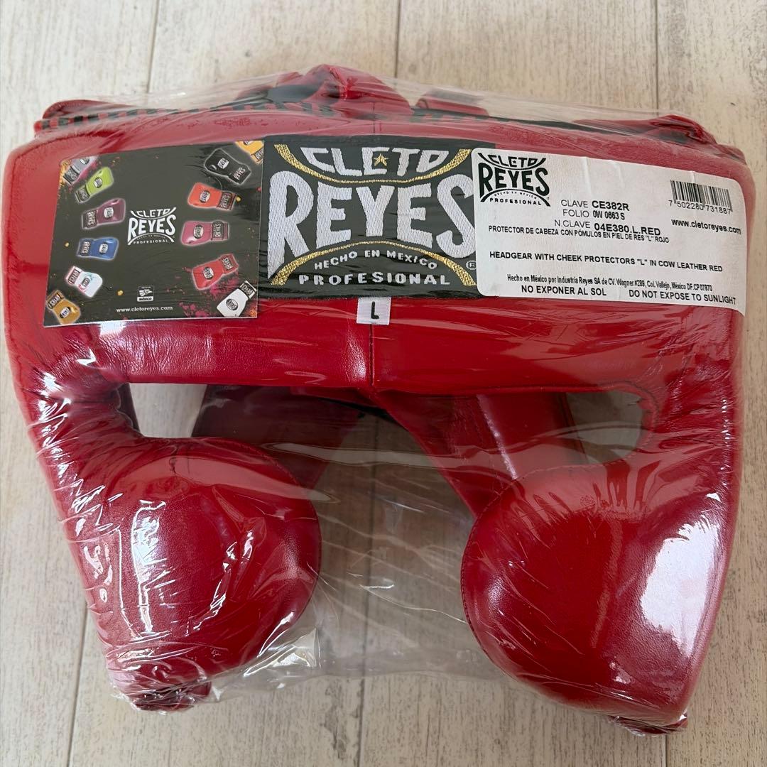新品未使用未開封レイジェスREYES ヘッドギア Lサイズ レッド