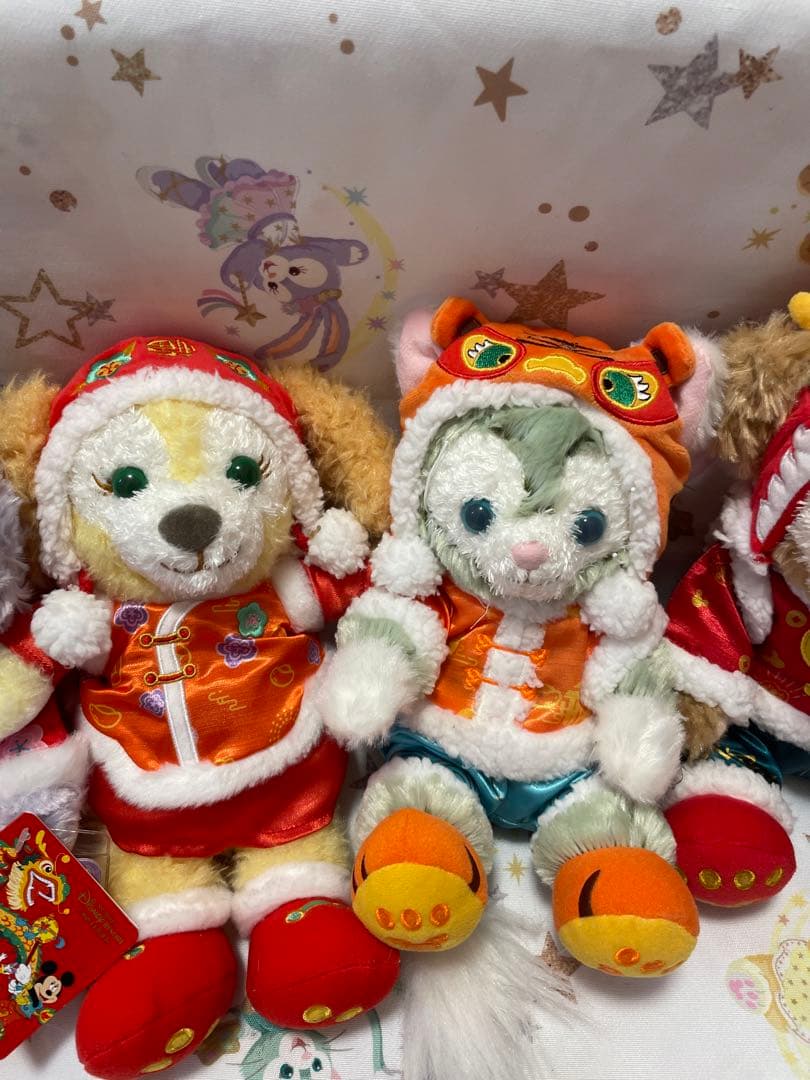 上海ディズニー 旧正月 ぬいぐるみ ステラルー ジェラトーニ クッキーアン