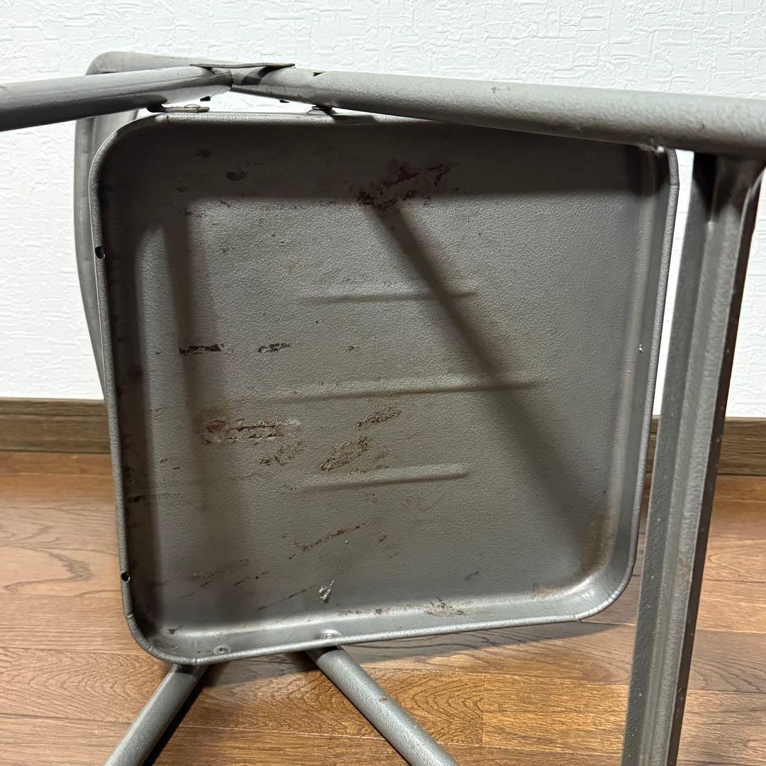 ビンテージ レトロ コロナビール フォールディングチェア パイプ椅子