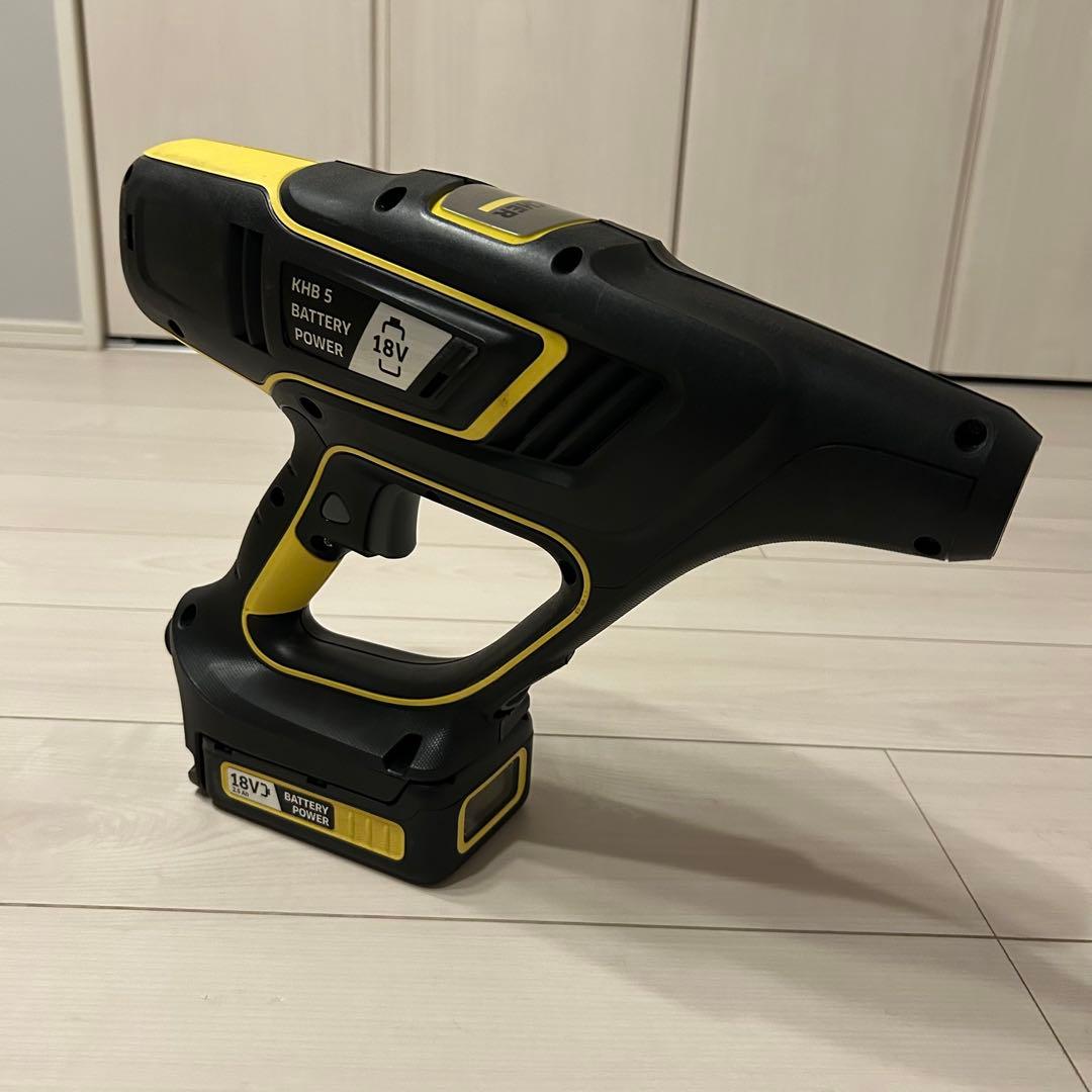 ケルヒャー KHB5 コードレス高圧洗浄機バッテリーセット+ 自吸用ホース