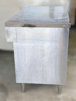 マルゼン 業務用 キャビネットテーブル ステンレス製作業台 引き戸付き 厨房