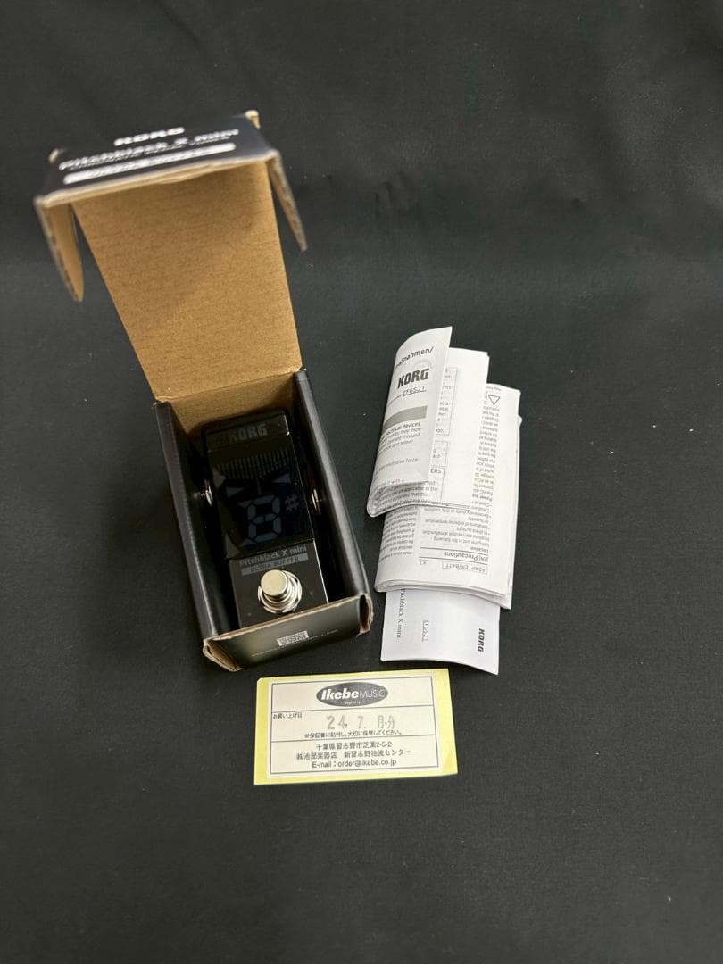 新古品　KORG / Pitchblack X mini ペダルチュー