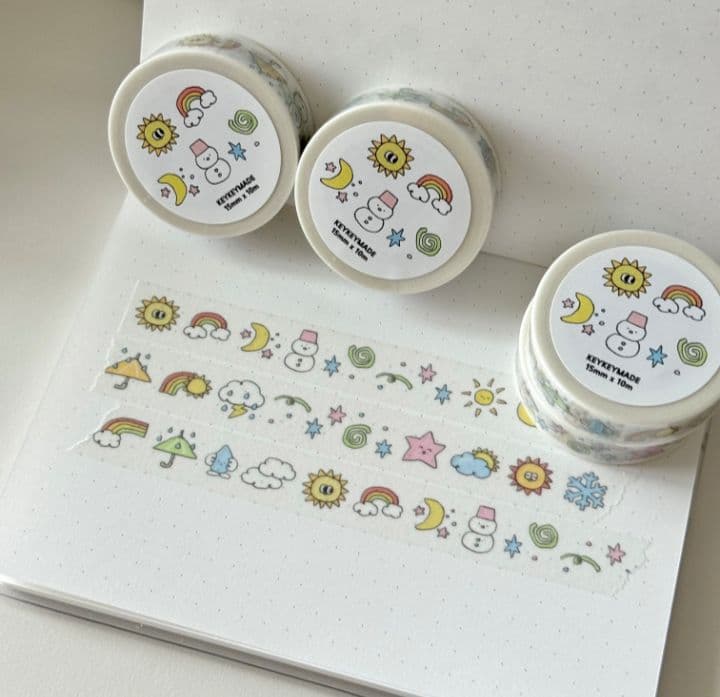 韓国作家さん　マスキングテープ