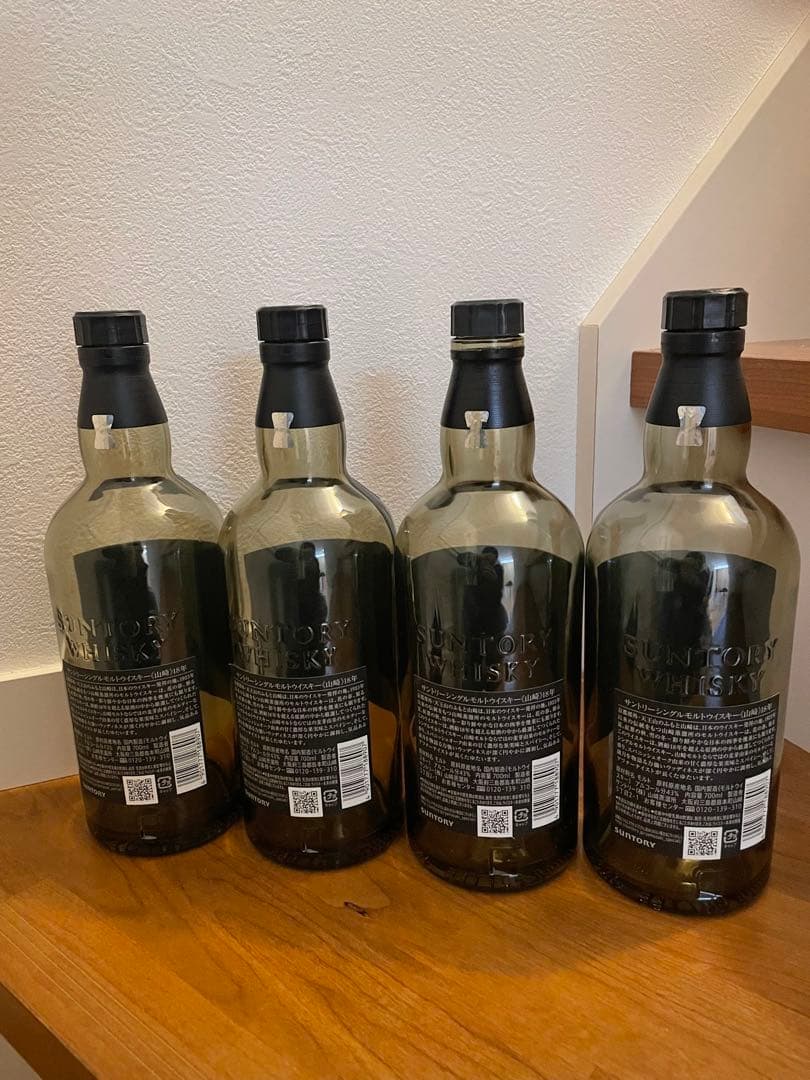 山崎 18年 空瓶4本