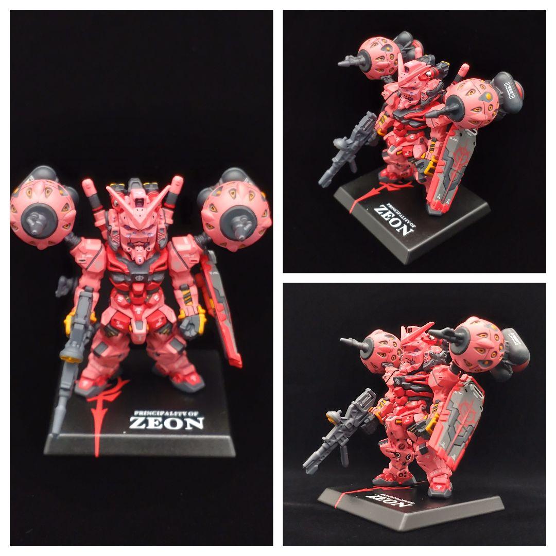 ミ*ヘ様 ガンダムコンバージ シャア専用赤いガンダム 全塗装完成品