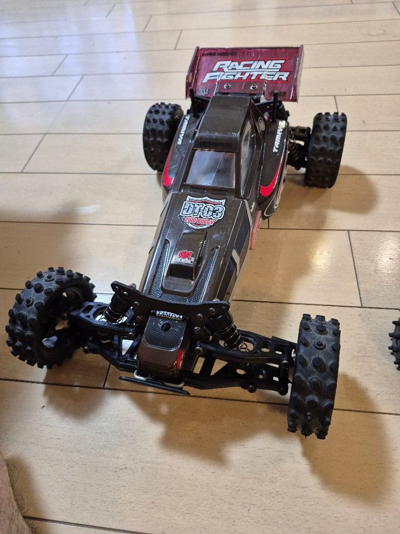 【限定おまけ付け】タミヤ　DT-03 レーシングファイター メカ　プロポ　セット