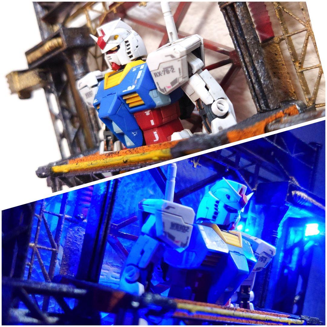 光るっ!! 壁かけガンプラ格納庫 RX-78-2 ガンダム