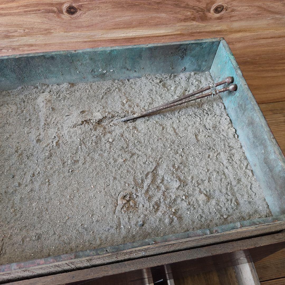 欅製 関西火鉢 長火鉢 骨董 アンティーク 火鉢