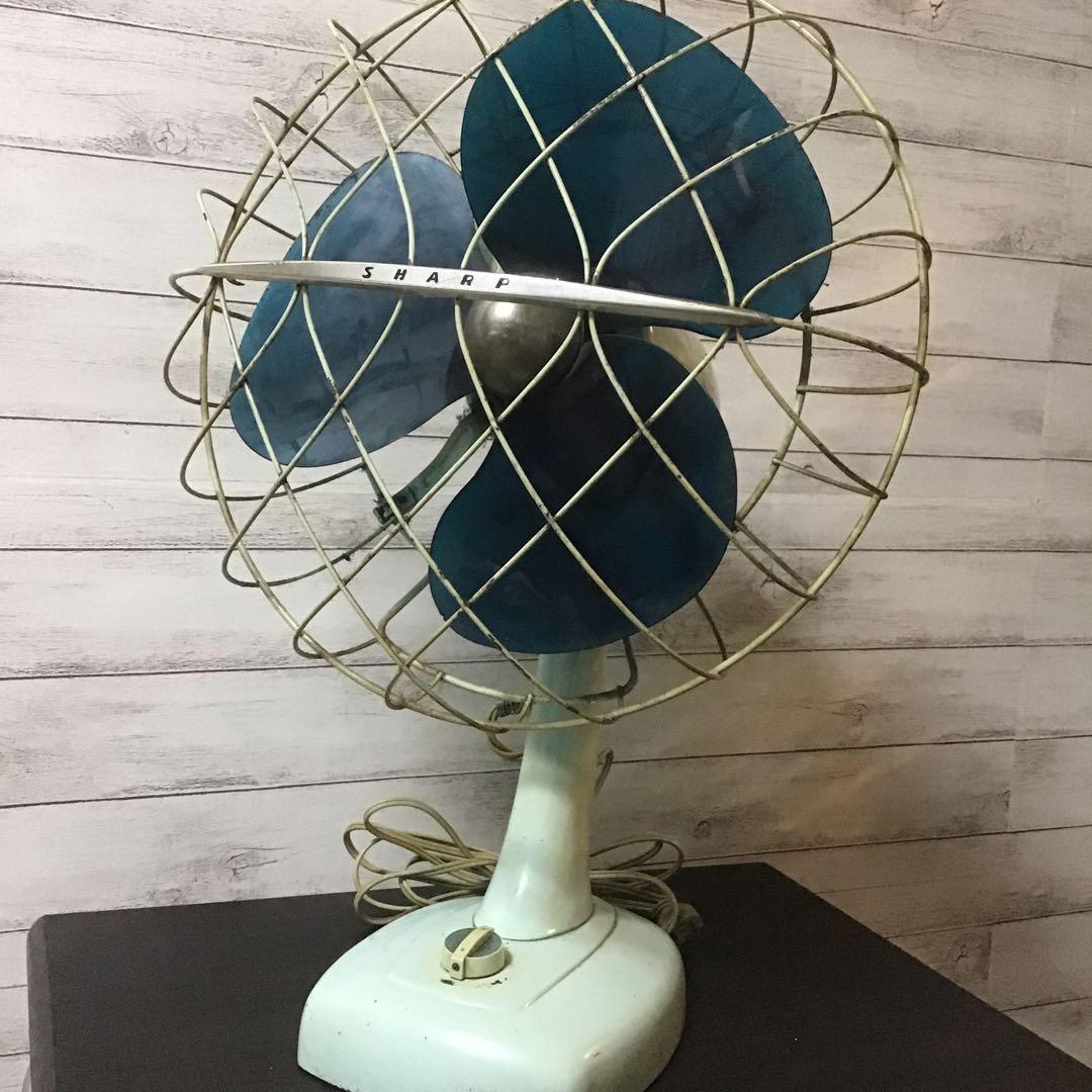 昭和レトロ シャープ 扇風機 動作確認済み