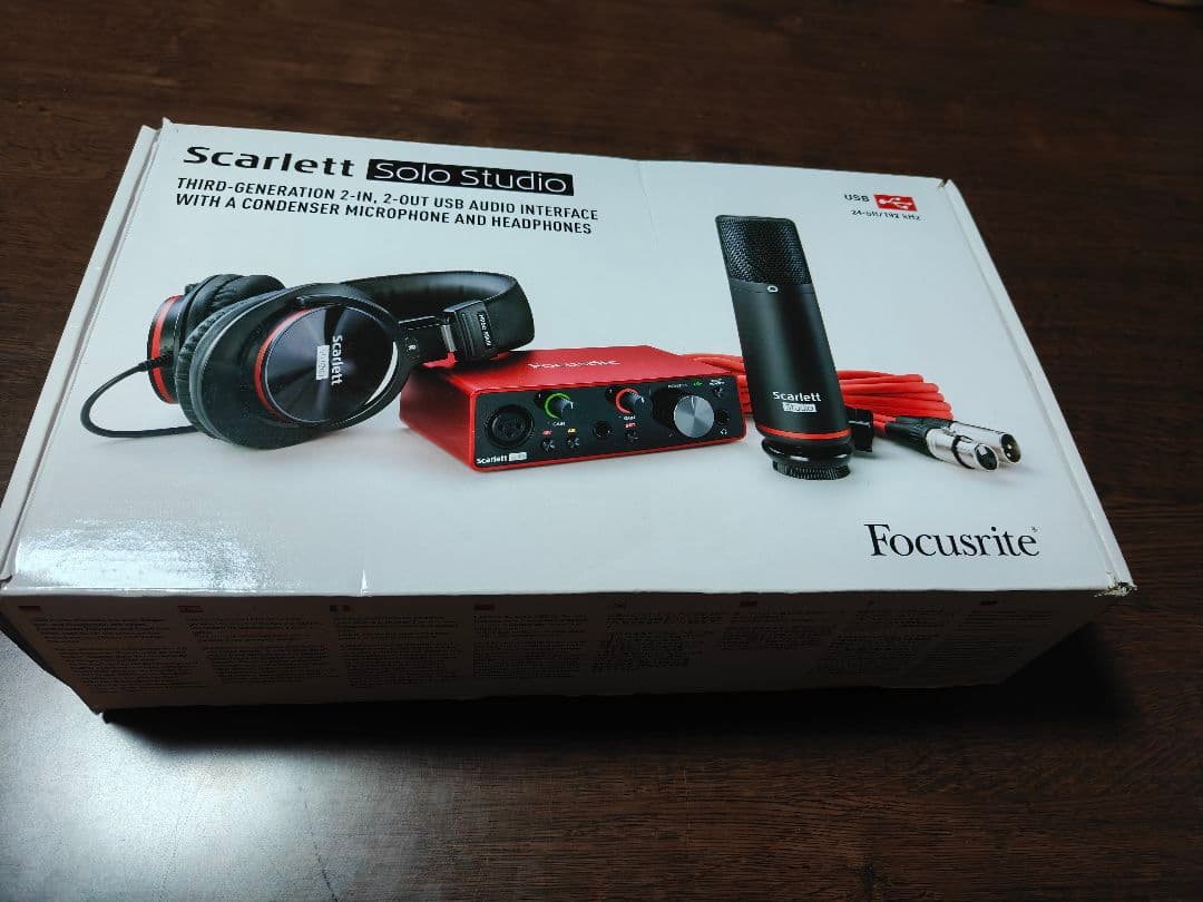 DTM・DAW Focusrite Scarlett Solo Studio