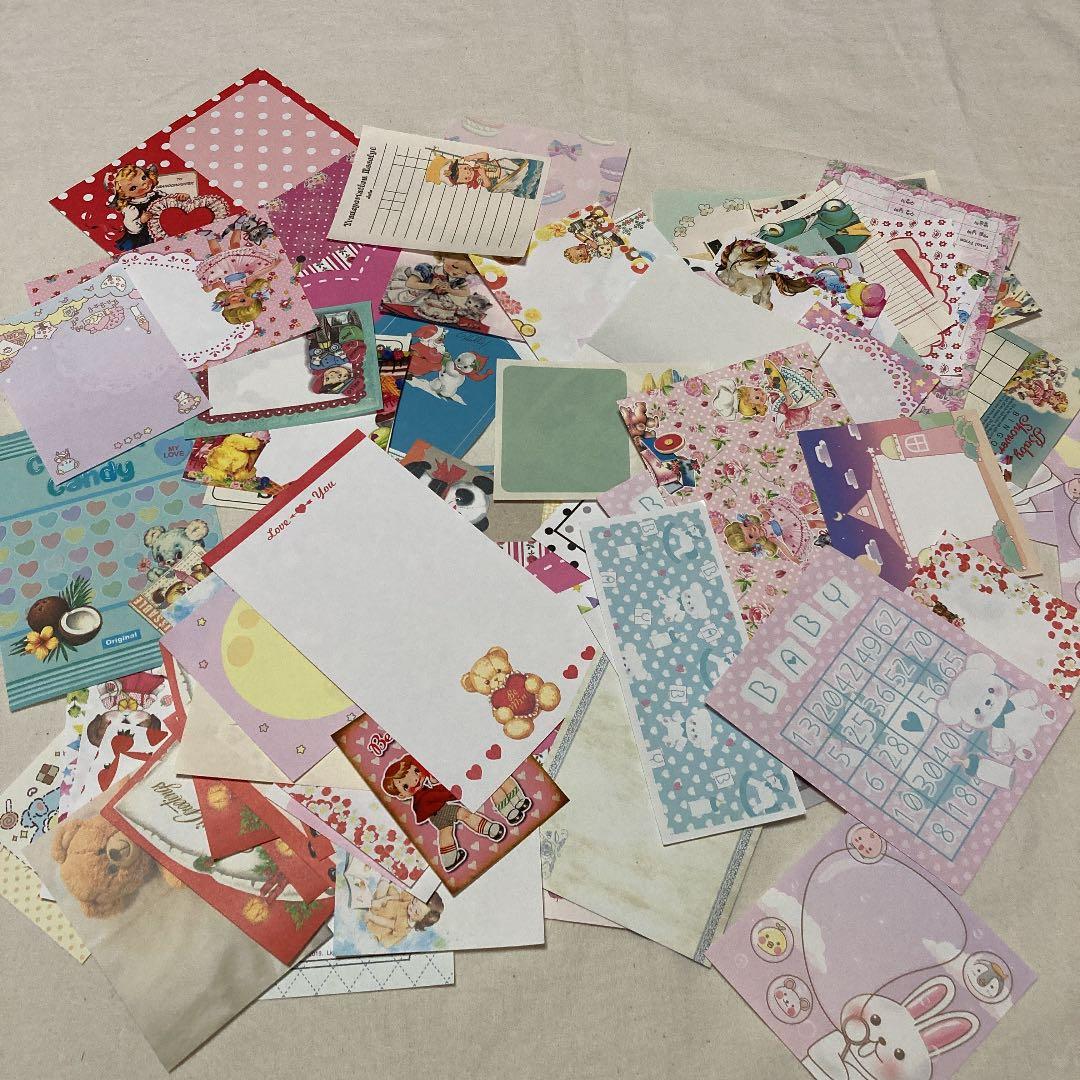 お楽しみ紙ものセット　お買い得　メモ　バラメモ　国内　海外　作家様