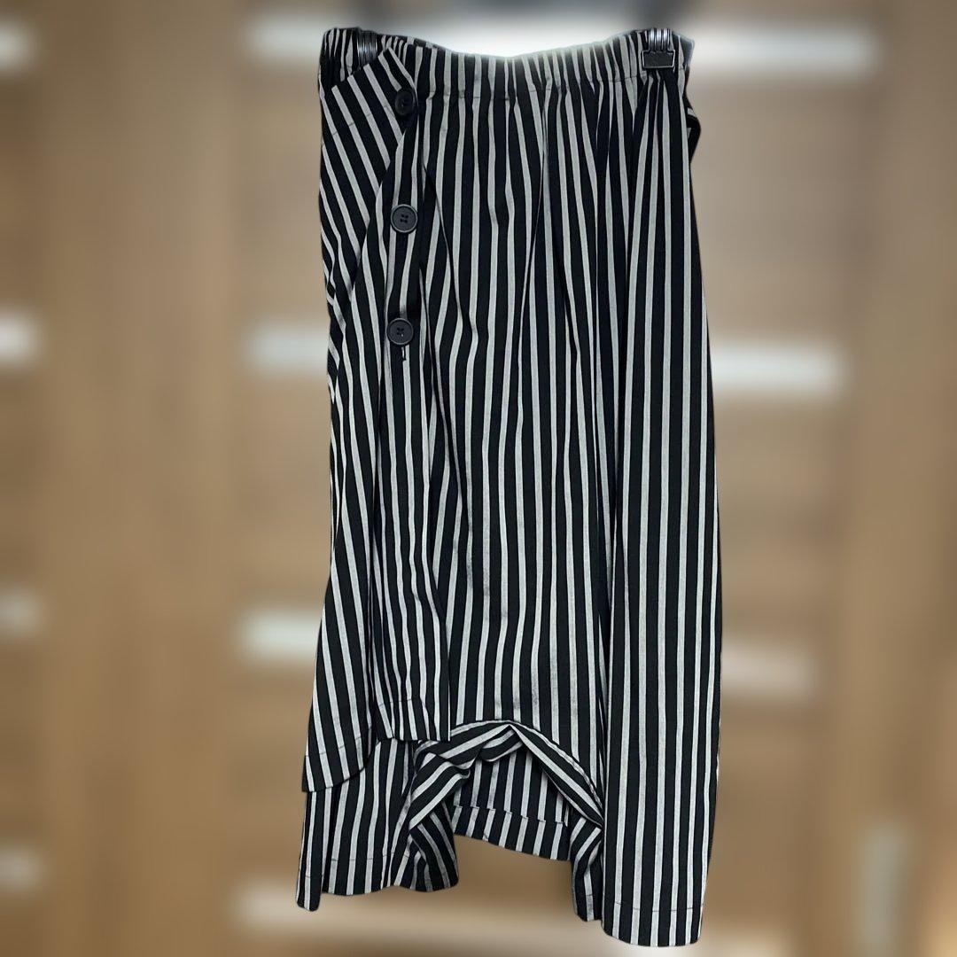 モユル　ストライプ　サルエルパンツ