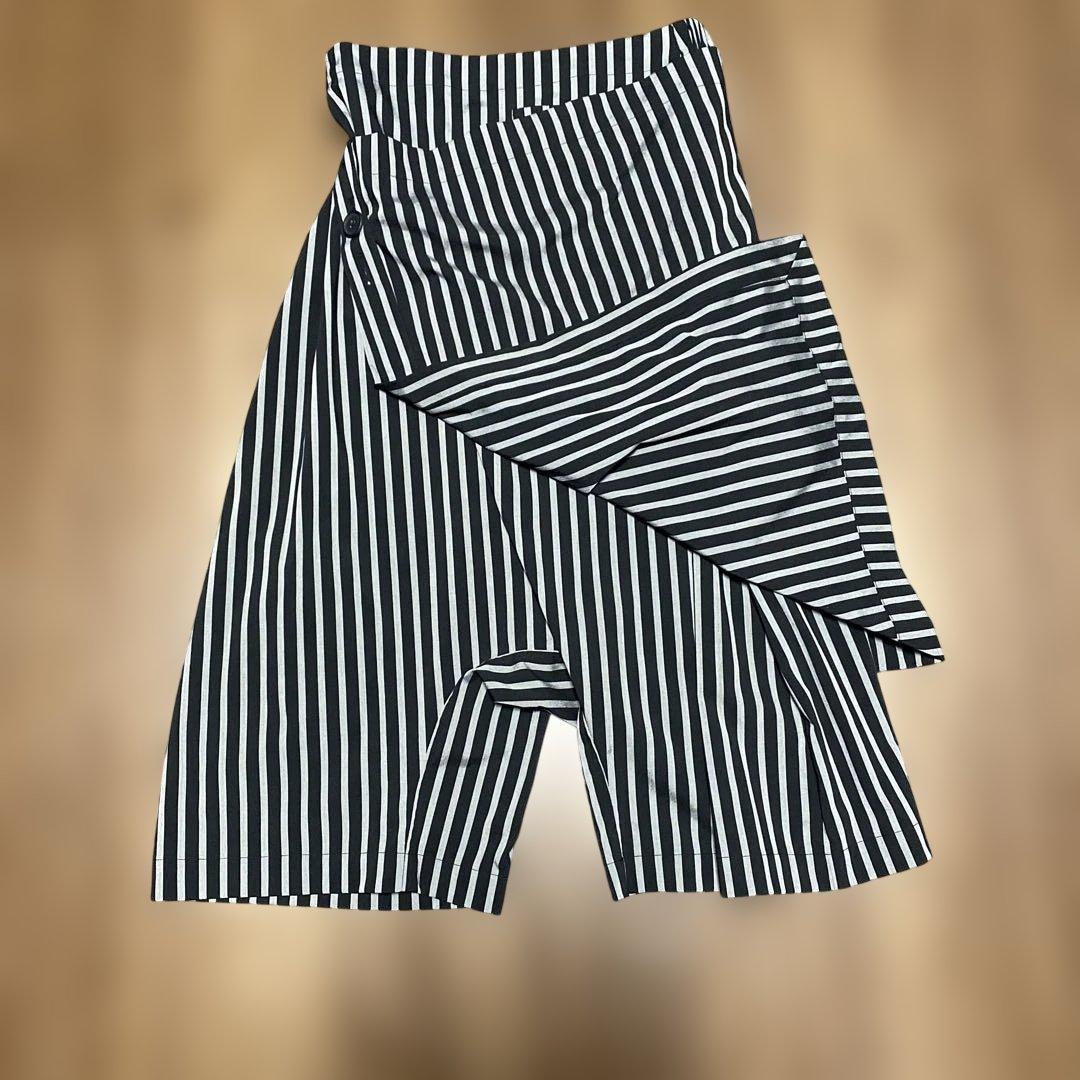 モユル　ストライプ　サルエルパンツ