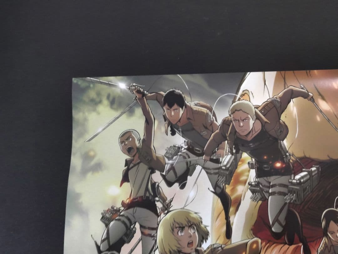 【2枚セット】進撃の巨人　紅蓮の弓矢　ポスター　B2