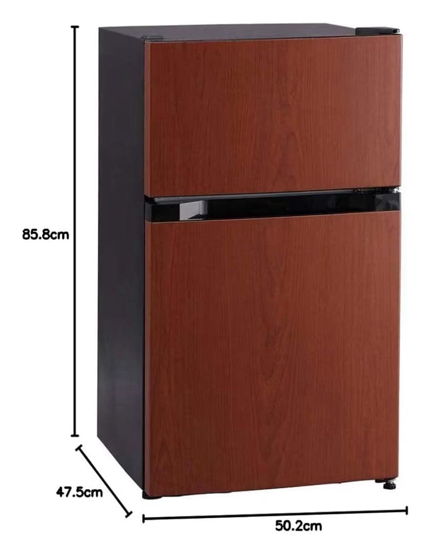 【アイリスオーヤマ】おしゃれな木目調！2021年製 冷蔵庫 87L 一人暮らしに