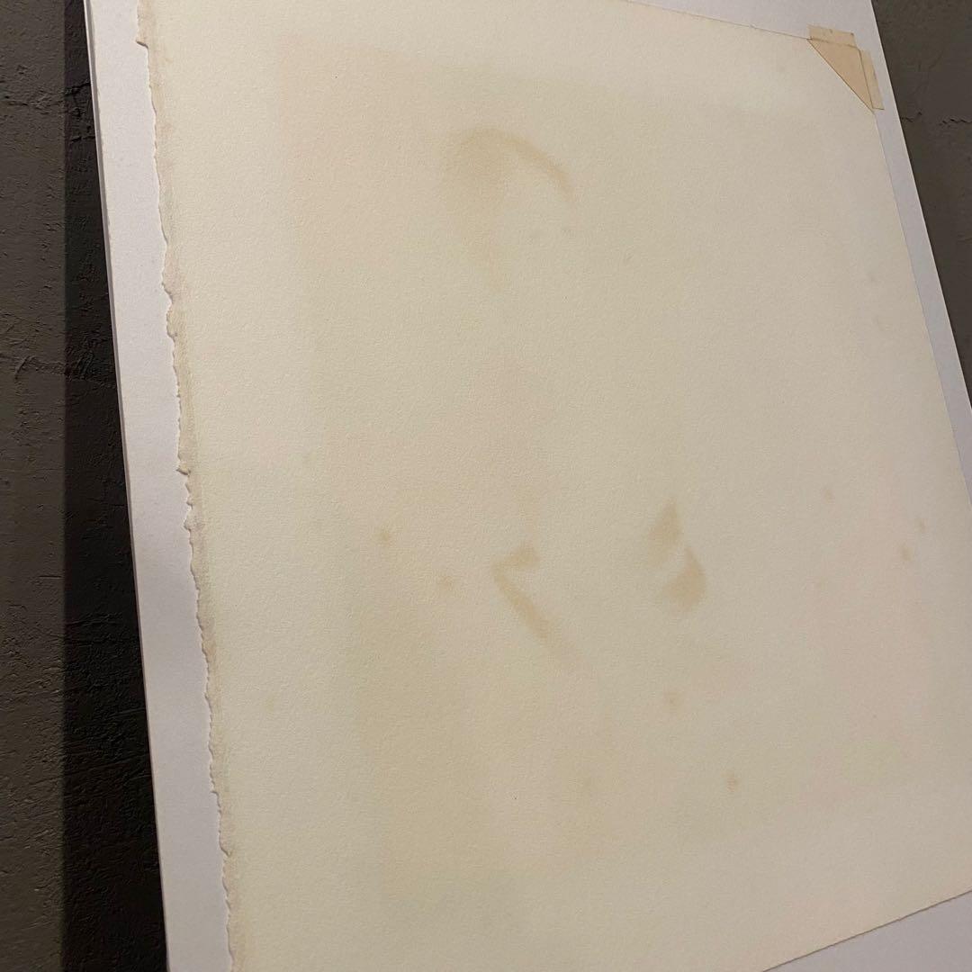 磐前半五路 『月』 版画 絵画額装品 日本画 アート 昭和レトロ