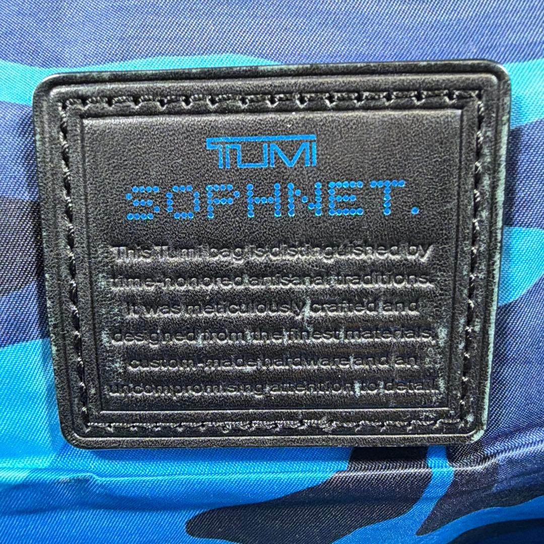 【美品】【希少】トゥミ　ビジネスバッグ　2way ソフネットコラボ　ネイビー