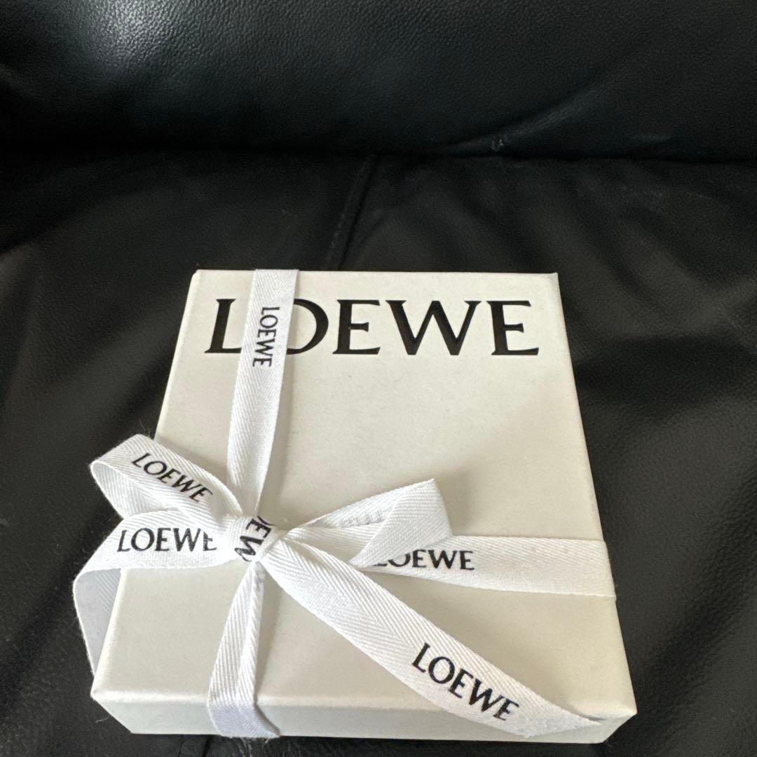 新品未使用 LOEWE グレー レザー キーケース