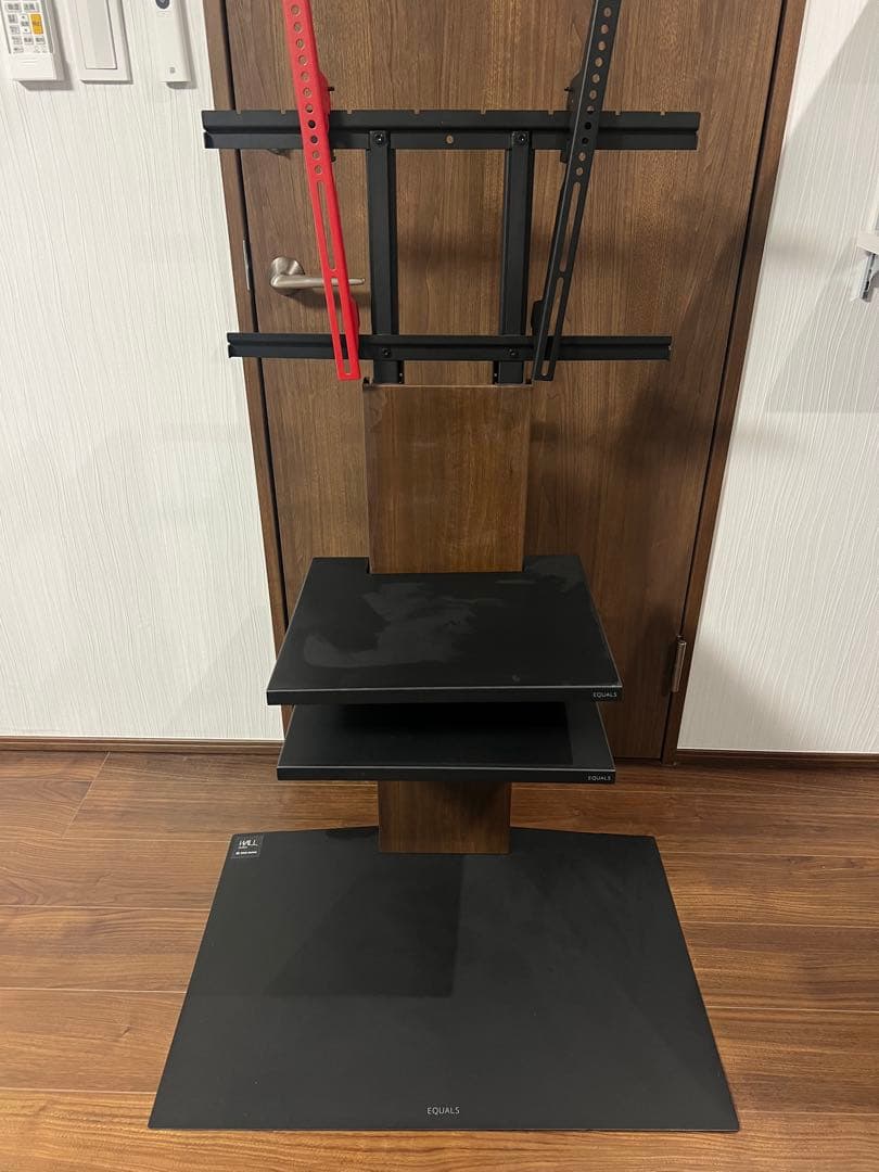 EQUALS V3 High type木目/ブラック　レギュラーサイズ棚2枚付き